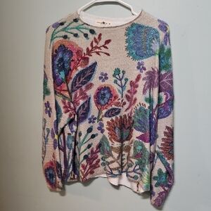 NATURAL LIFE Multicolor Floral Sweater